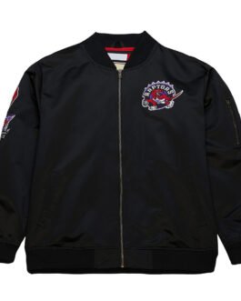 Toronto Raptors Vintage Logo Lightweight Satin Jacket