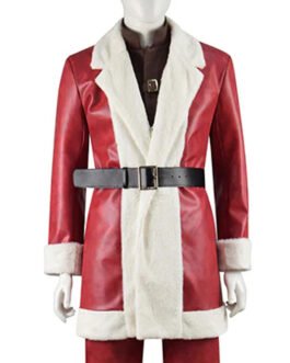 David Harbour Violent Night Coat