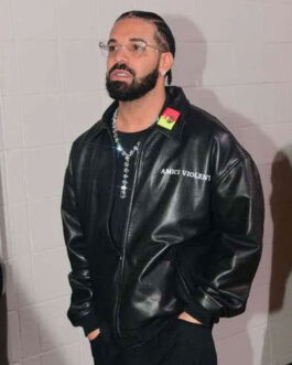 Drake Amici Violente Leather Jacket