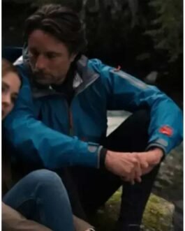 Virgin River Season 4 Martin Henderson Blue Hooded Jacket