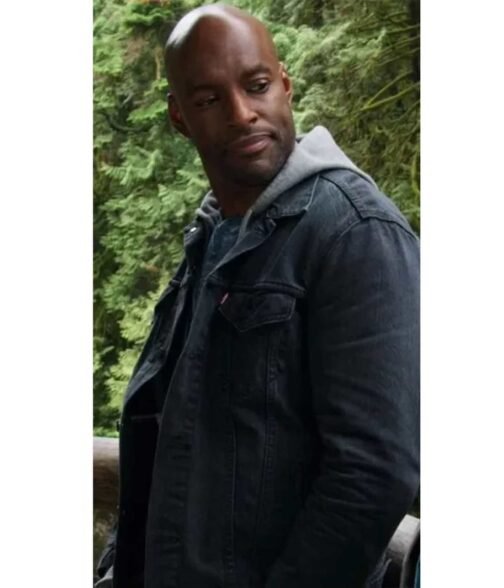 Virgin River Colin Lawrence Black Denim Jacket - Image 6