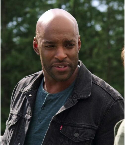Virgin River Colin Lawrence Black Denim Jacket - Image 7