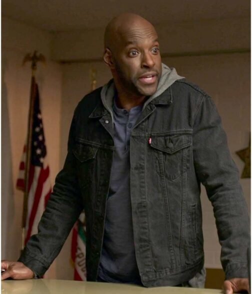 Virgin River Colin Lawrence Black Denim Jacket - Image 2