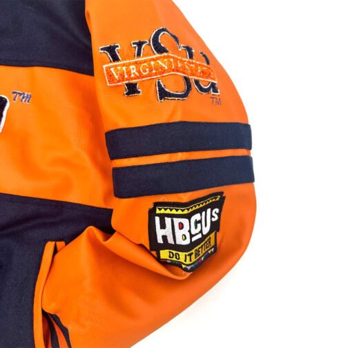Virginia State University Ole Skool Letterman Jacket - Image 4
