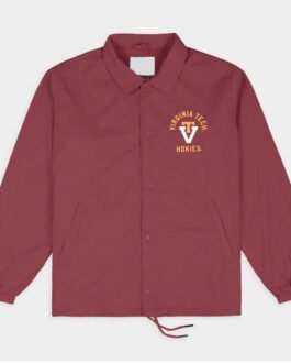 Virginia Tech Hokies Vintage VT Coaches Jacket