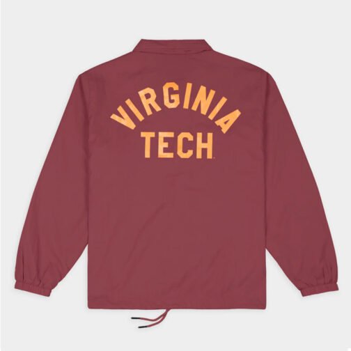 Virginia Tech Hokies Vintage VT Coaches Jacket - Image 2