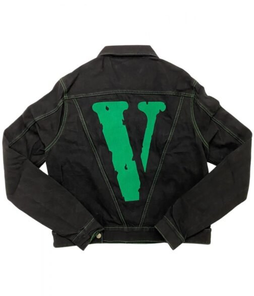 Black Vlone Friends Denim Jacket - Image 13