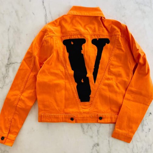 Black Vlone Friends Denim Jacket - Image 10