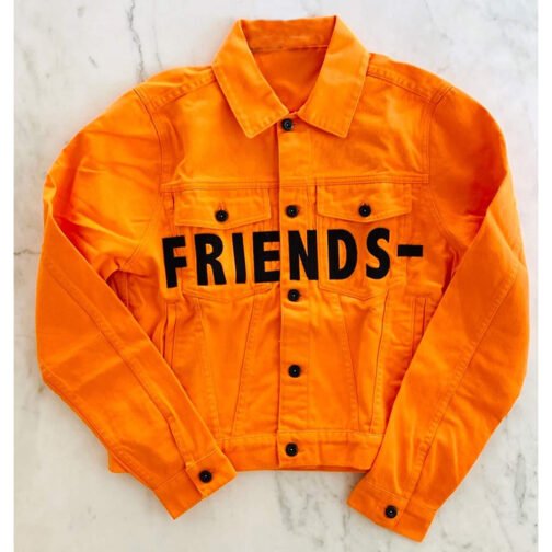 Black Vlone Friends Denim Jacket - Image 2