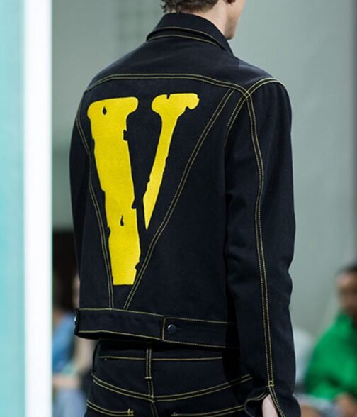 Black Vlone Friends Denim Jacket - Image 17