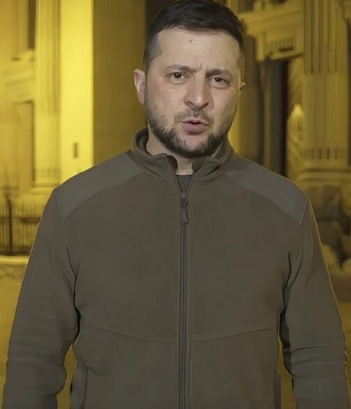 Fleece Volodymyr Zelenskyy Green Jacket - Image 10