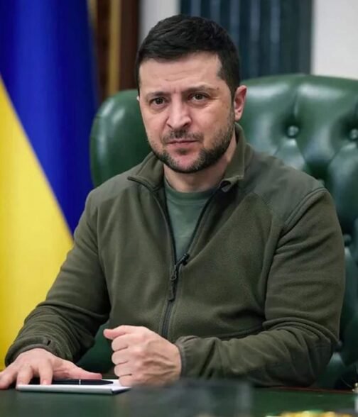 Fleece Volodymyr Zelenskyy Green Jacket - Image 11