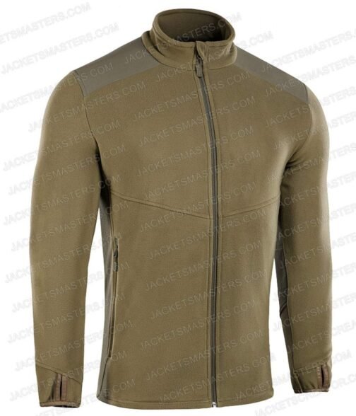 Fleece Volodymyr Zelenskyy Green Jacket - Image 4