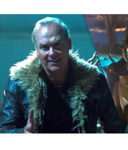 Spiderman Homecoming Michael Keaton Brown Leather Jacket - Image 9