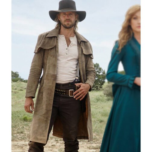 Walker Independence Matt Barr Suede Brown Coat - Image 2