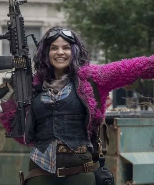 The Walking Dead Season 10 Princess Sherpa Pink Jacket - Image 12