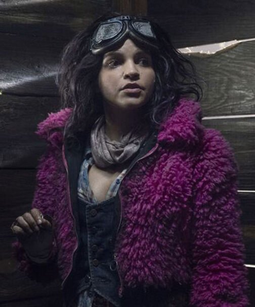 The Walking Dead Season 10 Princess Sherpa Pink Jacket - Image 13