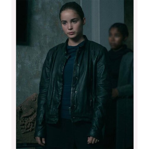 Alba Baptista Warrior Nun Season 2 Black Leather Jacket - Image 4