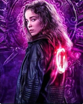 Alba Baptista Warrior Nun Season 2 Black Leather Jacket