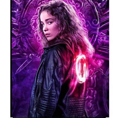 Alba Baptista Warrior Nun Season 2 Black Leather Jacket - Image 2