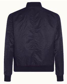 Navy Washington Capitals Nylon Lightweight Bomber Jacket