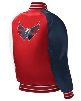 Washington Capitals Youth Varsity Satin Jacket