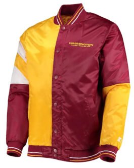 Color Block Washington Commanders Jacket