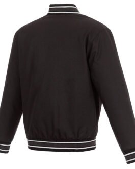 Washington Commanders Black Varsity Wool Jacket