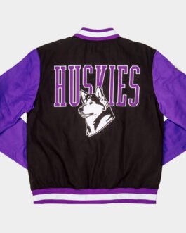 Washington Huskies Bow Down Two-Tone Bomber Jacket