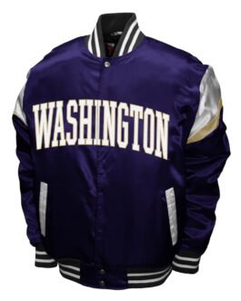 Washington Huskies Power Purple Satin Jacket