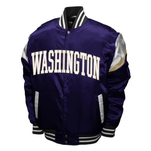 Washington Huskies Power Purple Satin Jacket