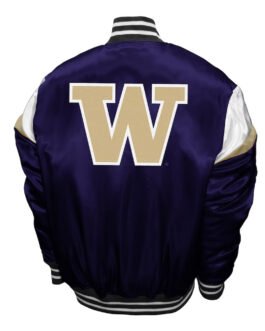 Washington Huskies Power Purple Satin Jacket
