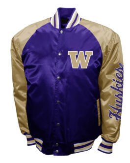 Washington Huskies The Game Purple Satin Jacket