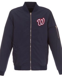Washington Nationals Bomber Nylon Jacket