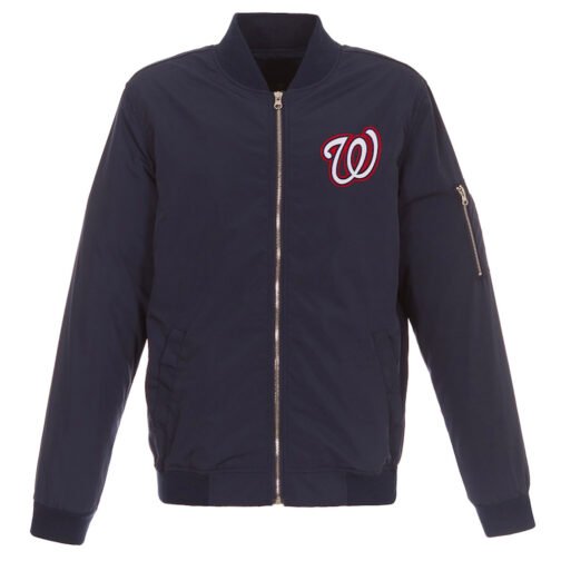 Washington Nationals Bomber Nylon Jacket - Image 2