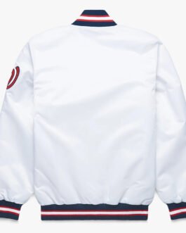 Washington Nationals Classic White Satin Jacket