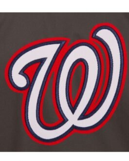 Workwear Washington Nationals Grey Cotton Jacket