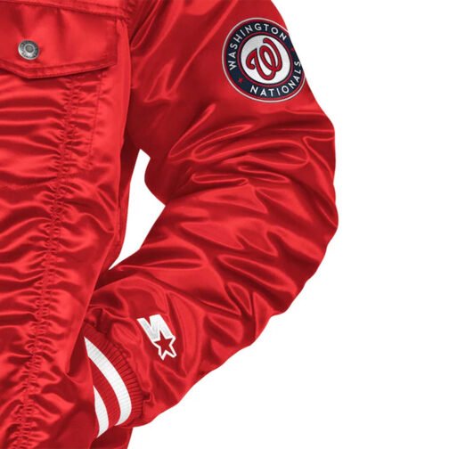 Washington Nationals Red Tab Trucker Jacket - Image 3