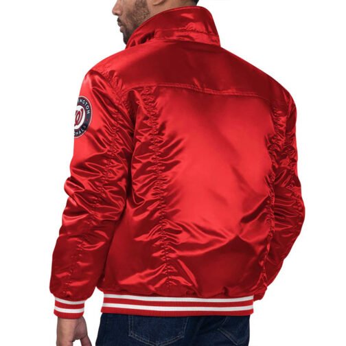 Washington Nationals Red Tab Trucker Jacket - Image 2