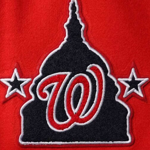 Varsity Washington Nationals Red/White Jacket - Image 4