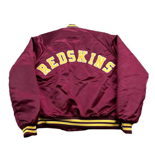 Washington Redskins 1990’s Maroon Bomber Jacket - Image 2