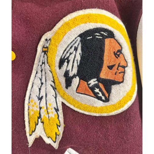 Washington Redskins 80’s Letterman Jacket - Image 3