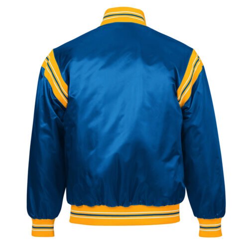 Washington Redskins Burgundy Satin Jacket - Image 4