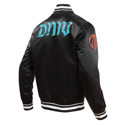 Washington Wizards 2023/24 City Edition Black Satin Jacket - Image 2