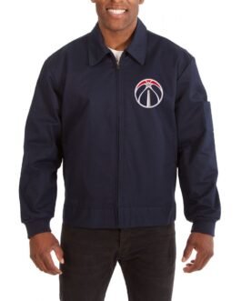 Cotton Washington Wizards Blue Jacket