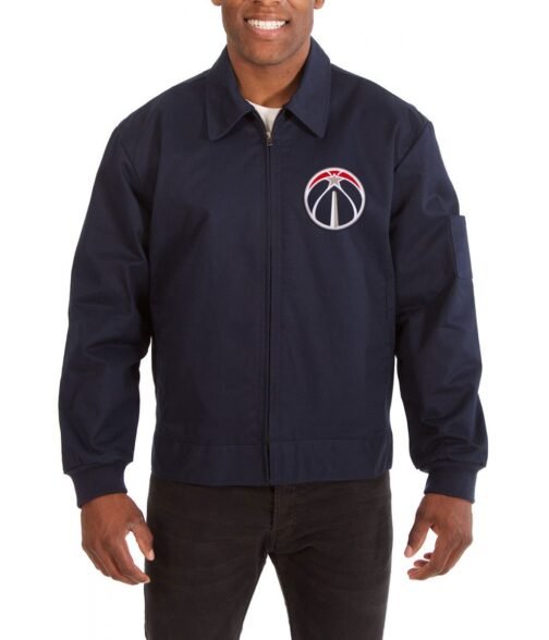 Cotton Washington Wizards Blue Jacket