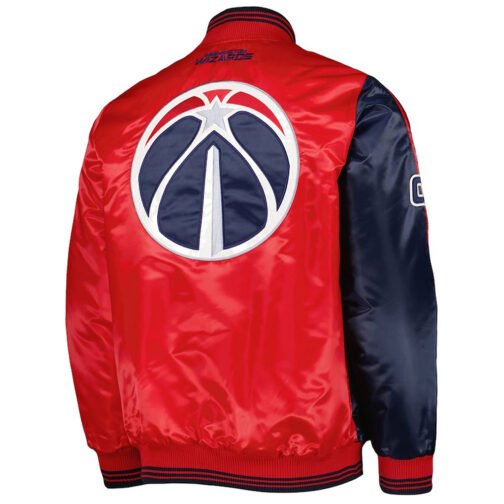 Washington Wizards Fast Break Satin Jacket - Image 2