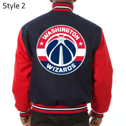 Washington Wizards Varsity Jacket - Image 4