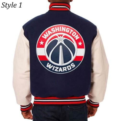 Washington Wizards Varsity Jacket - Image 3