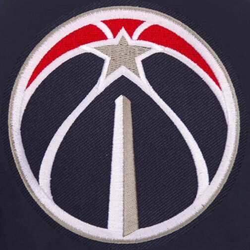 Washington Wizards Black Poly Twill Jacket - Image 3